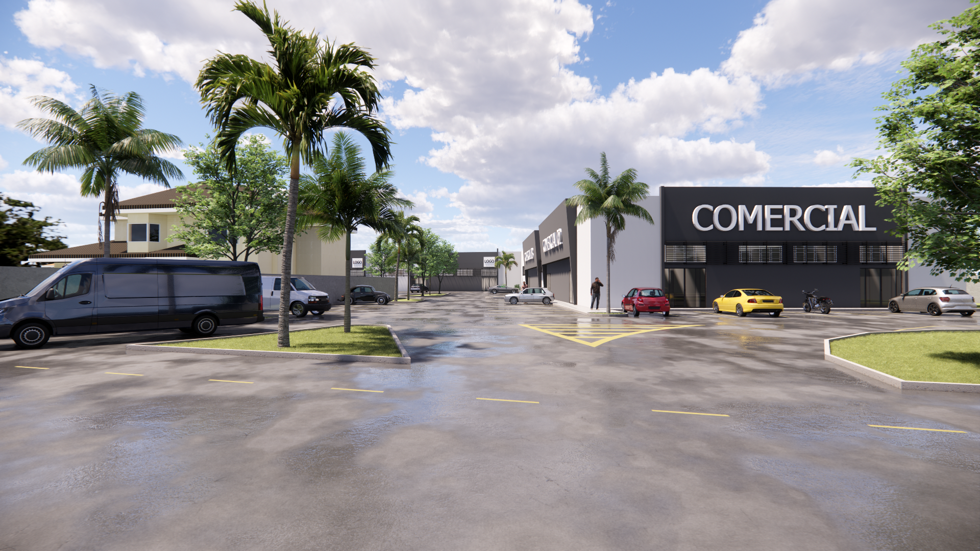 Proposta de Implantação Área Comercial